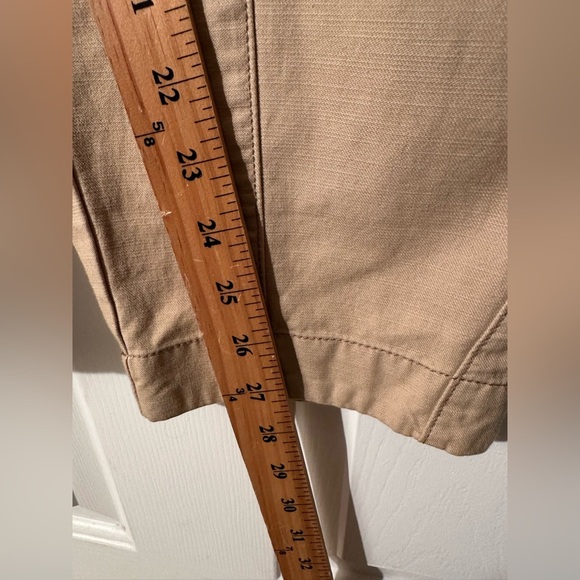 FREE PEOPLE Med Ready To Run Cinch Waist Paper Bag Pants Sand Beige Drop Crotch - Picture 16 of 16